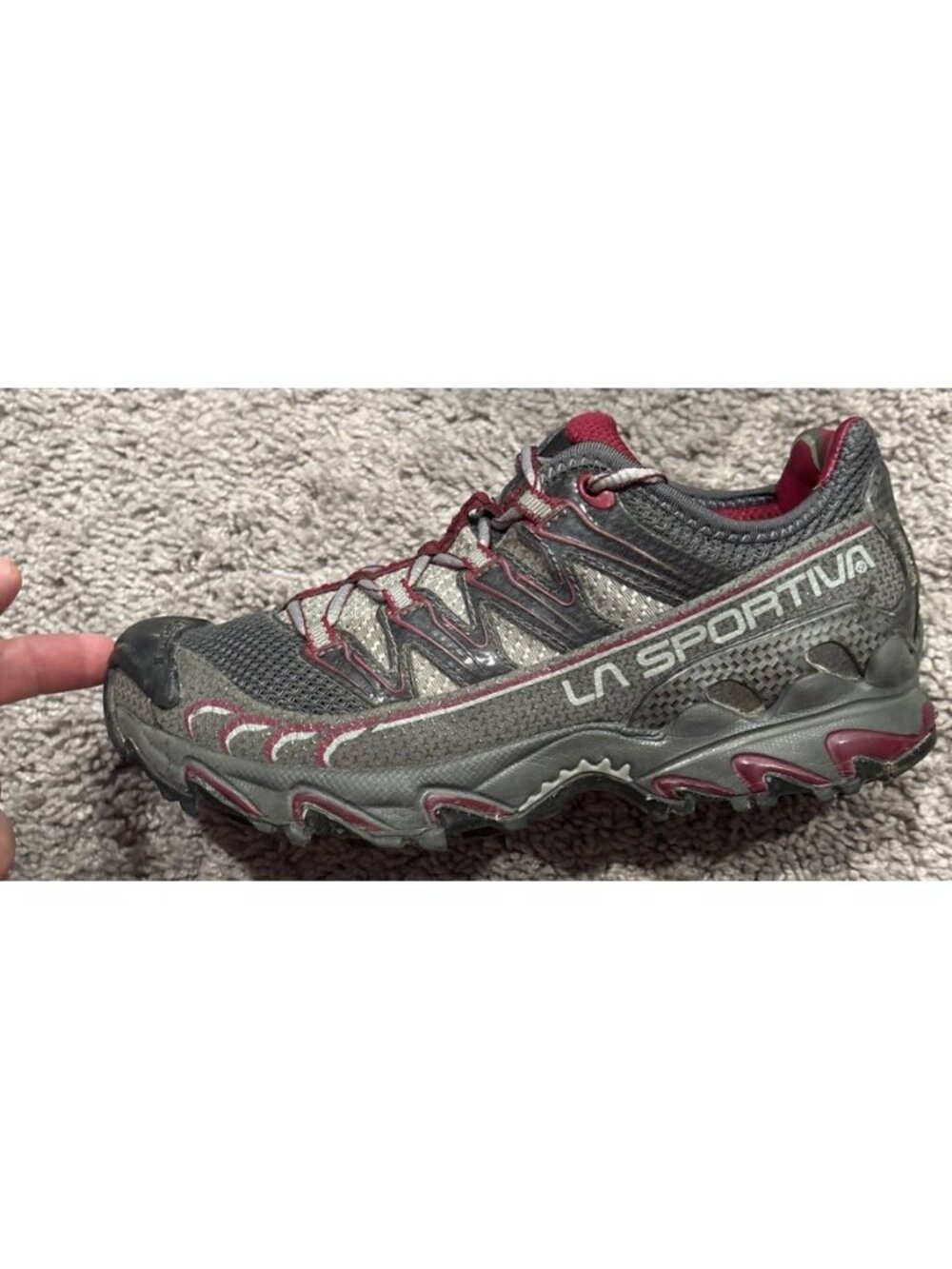 La Sportiva Ultra Raptor Trail Running Shoes Womens 7 Gray Sneakers Hiking